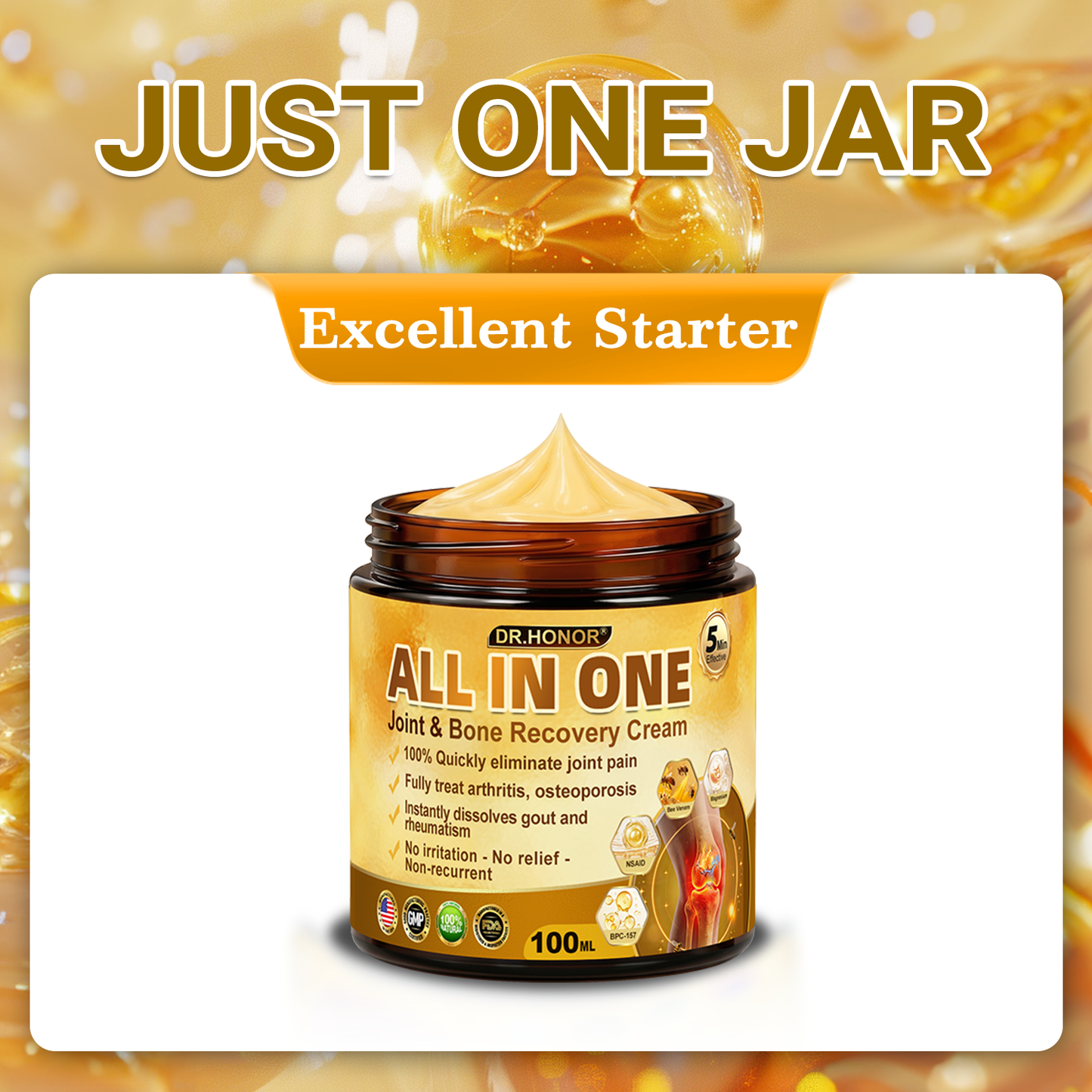 DR.HONOR® All-In-One Joint & Bone Recovery Cream🎉🎉(Specially for older adults)