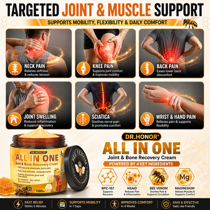 DR.HONOR® All-In-One Joint & Bone Recovery Cream🎉🎉(Specially for older adults)